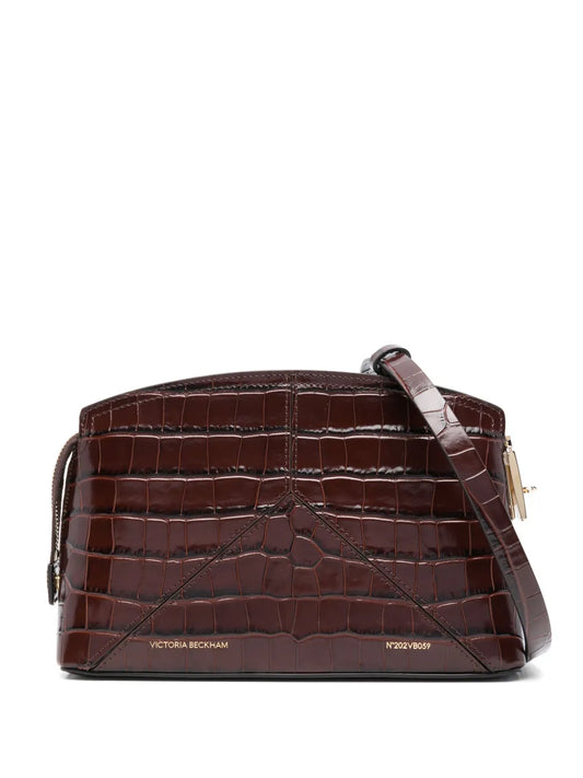 VICTORIA BECKHAM BORSA VICTORIA CROSSBODY DK BROWN