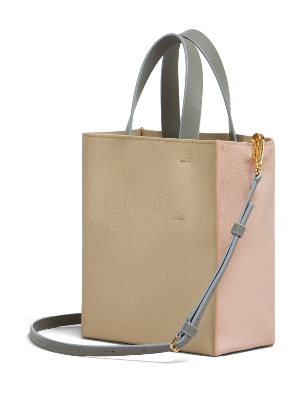 MARNI BORSA MUSEO TOTE MINI ROSA