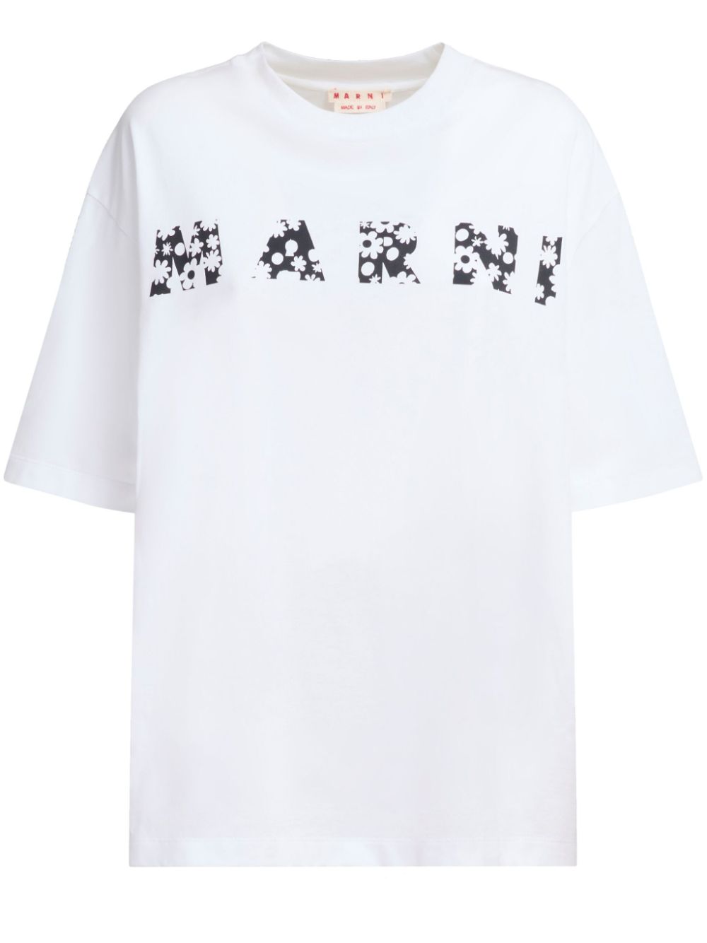 MARNI T-SHIRT LOGO RICAMO