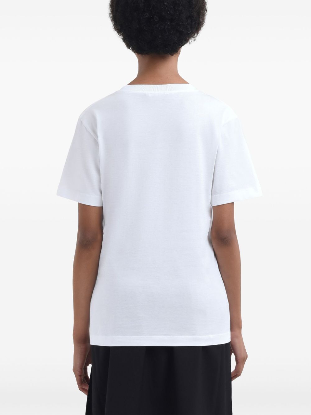 MARNI T-SHIRT LOGO STAMPA LOGO NERO