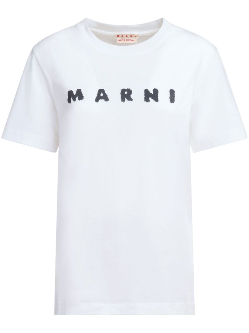 MARNI T-SHIRT LOGO STAMPA LOGO NERO