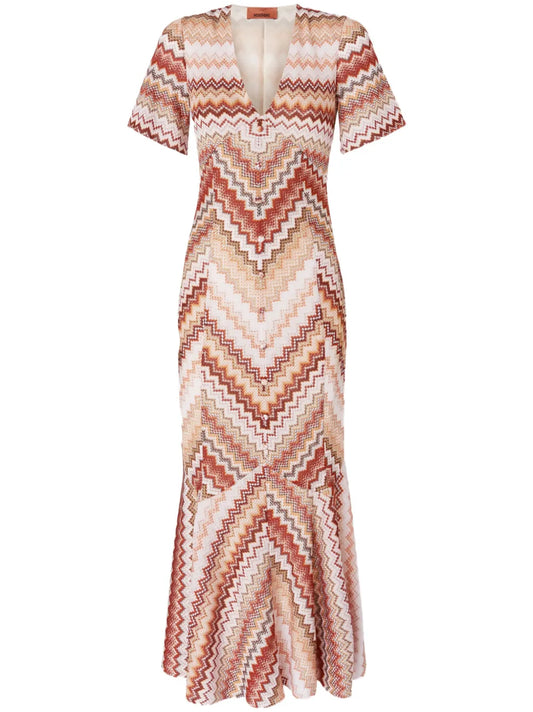 MISSONI ABITO LUNGO BALZE