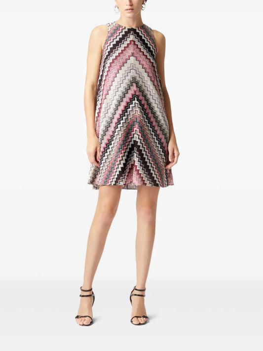 MISSONI ABITO CORTO SVASATO