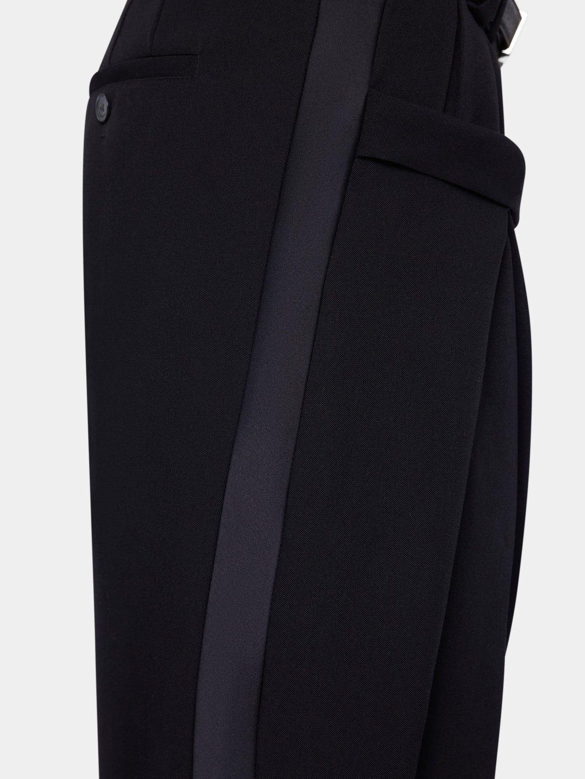 RABANNE PANTALONE LANA BLACK