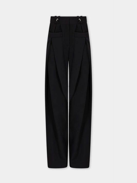 RABANNE PANTALONE LANA BLACK