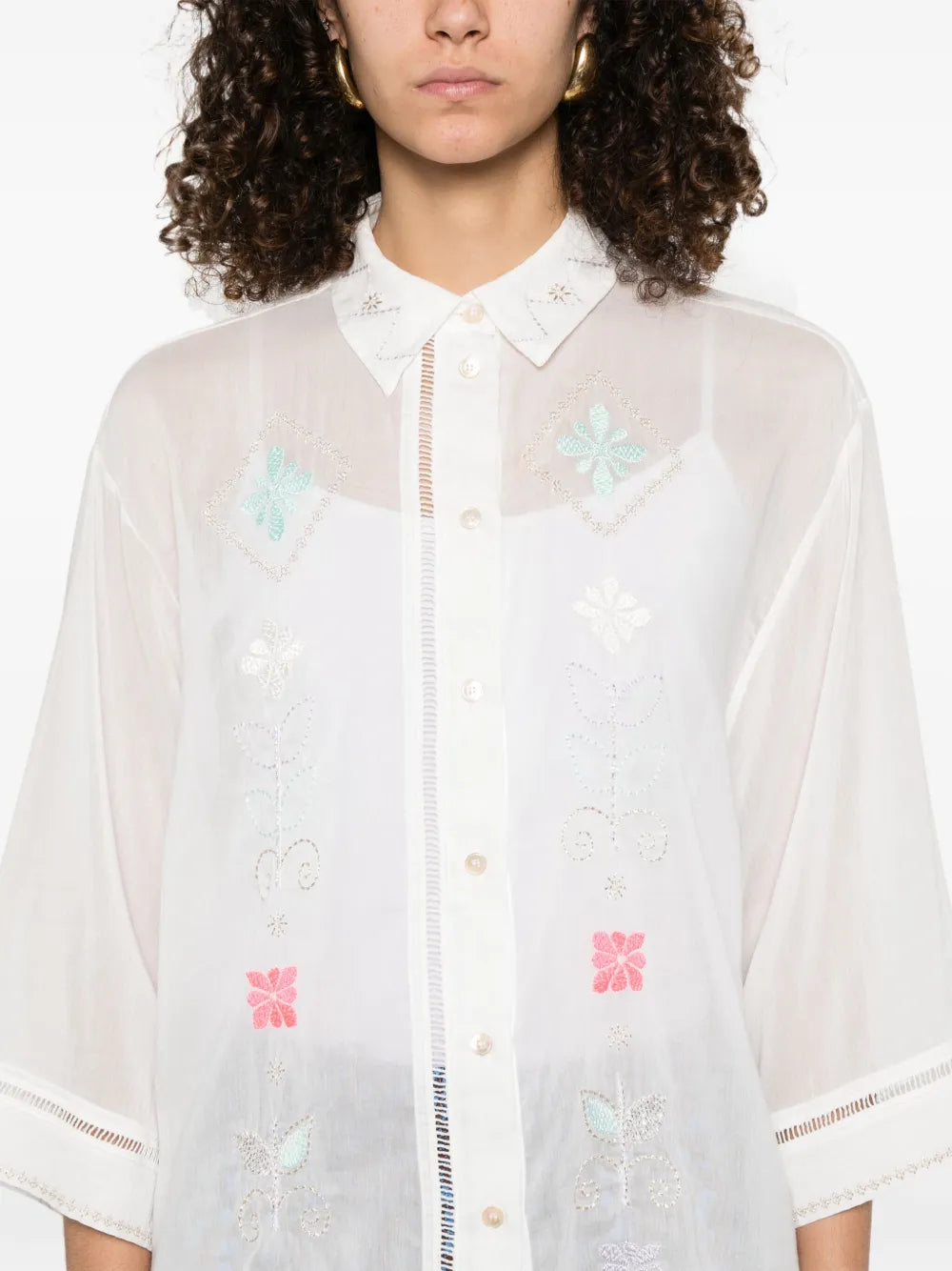 FORTE FORTE CAMICIA RICAMO