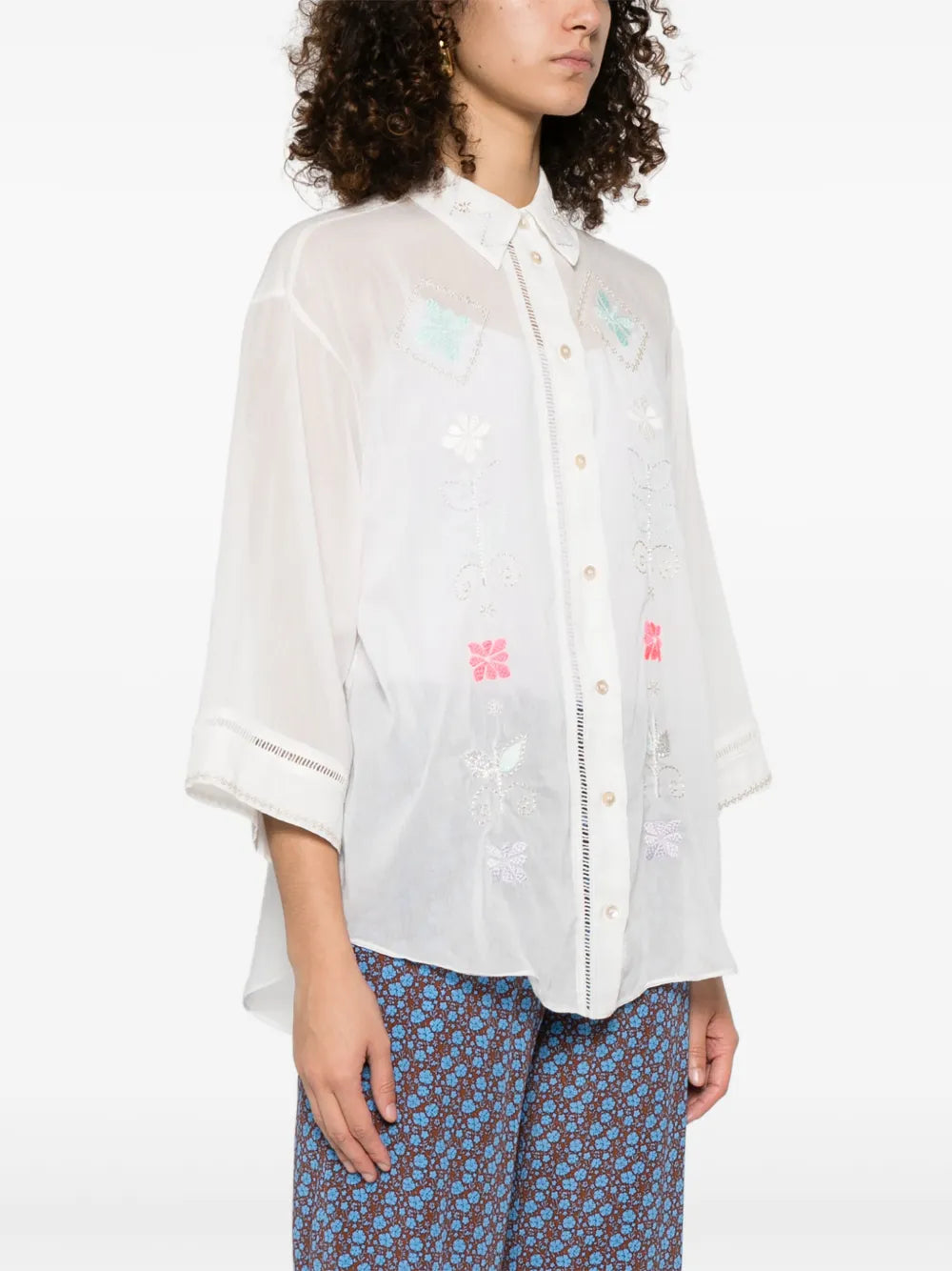 FORTE FORTE CAMICIA RICAMO