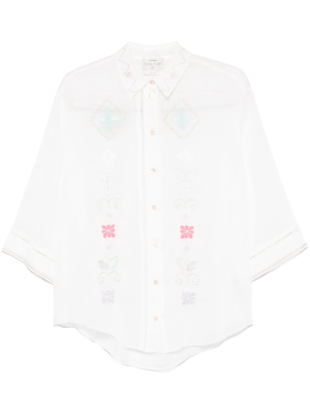 FORTE FORTE CAMICIA RICAMO