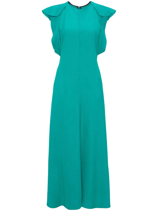 VICTORIA BECKHAM ABITO MIDI VERDE