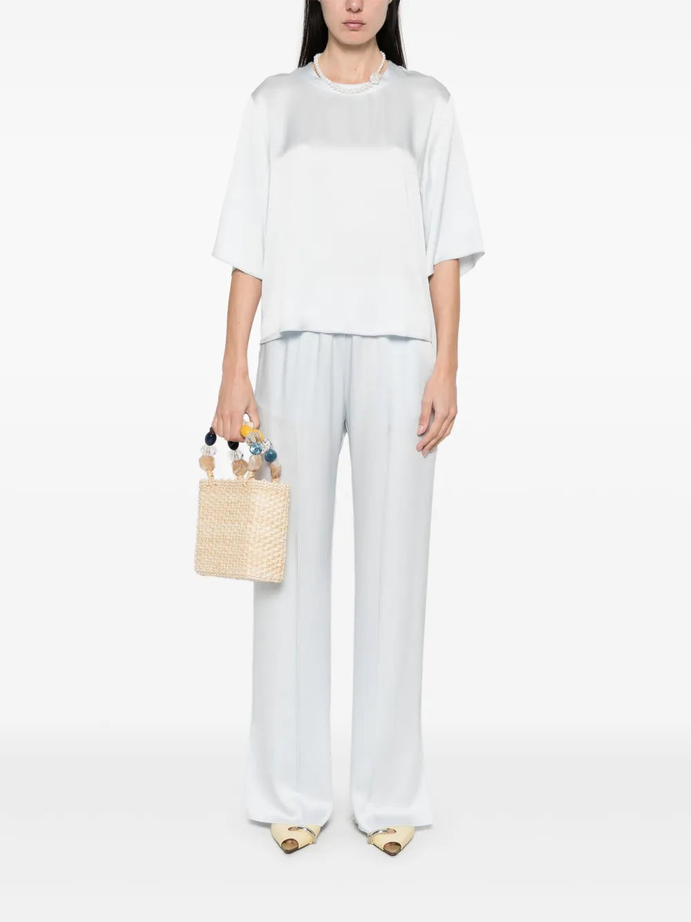 FORTE FORTE PANTALONE DRITTO NUAGE