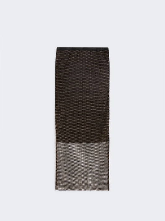 SPORTMAX GONNA RETE NERO STRASS
