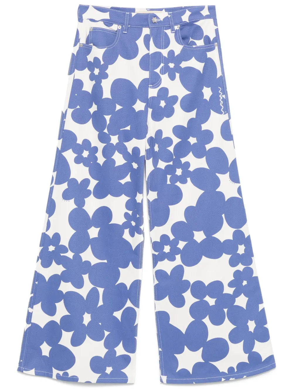 MARNI PANTALONI A FIORI