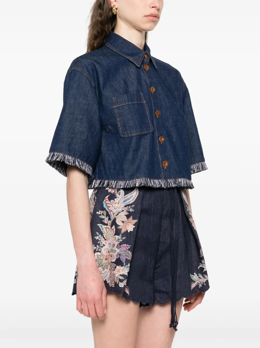ZIMMERMANN CAMICIA RHIANNON DENIM