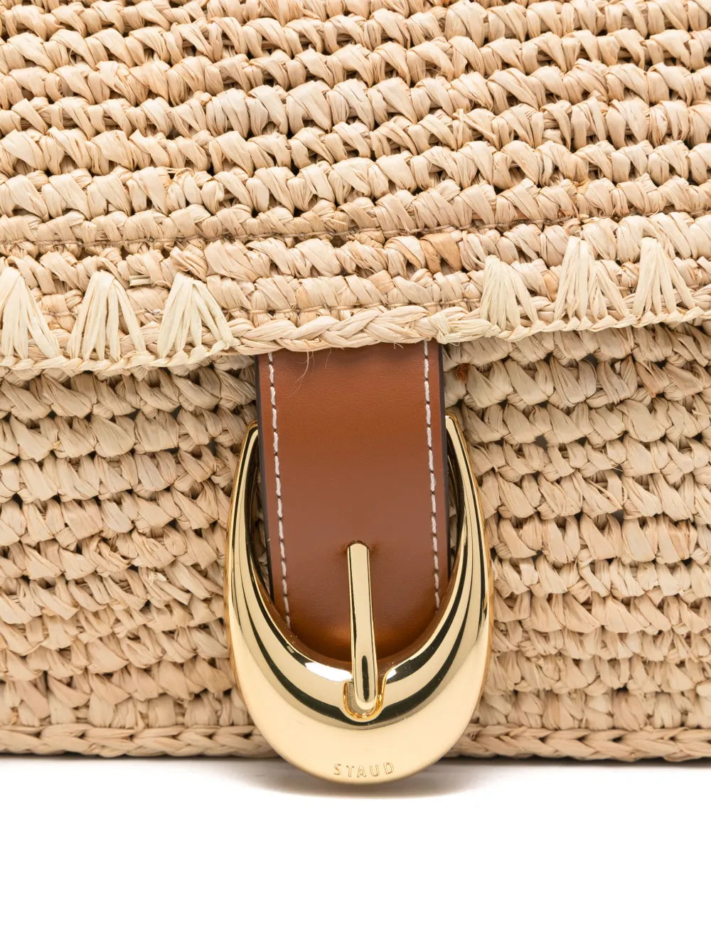 STAUD BORSA HARLOW RAFIA NATURAL