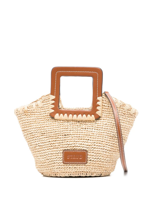 STAUD BORSA MINI BYCKET SHIRLEY RAFIA