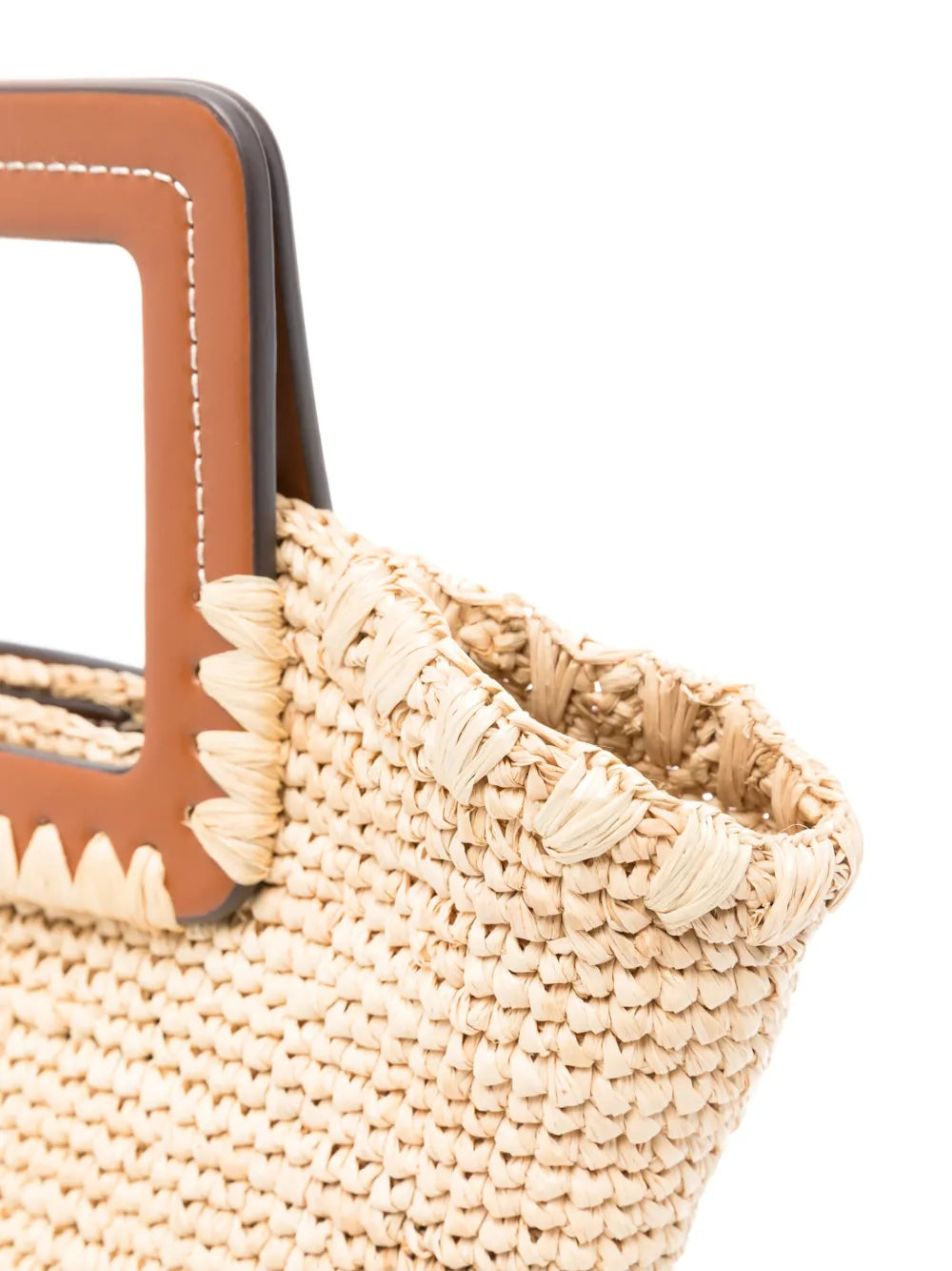 STAUD BORSA MINI BYCKET SHIRLEY RAFIA