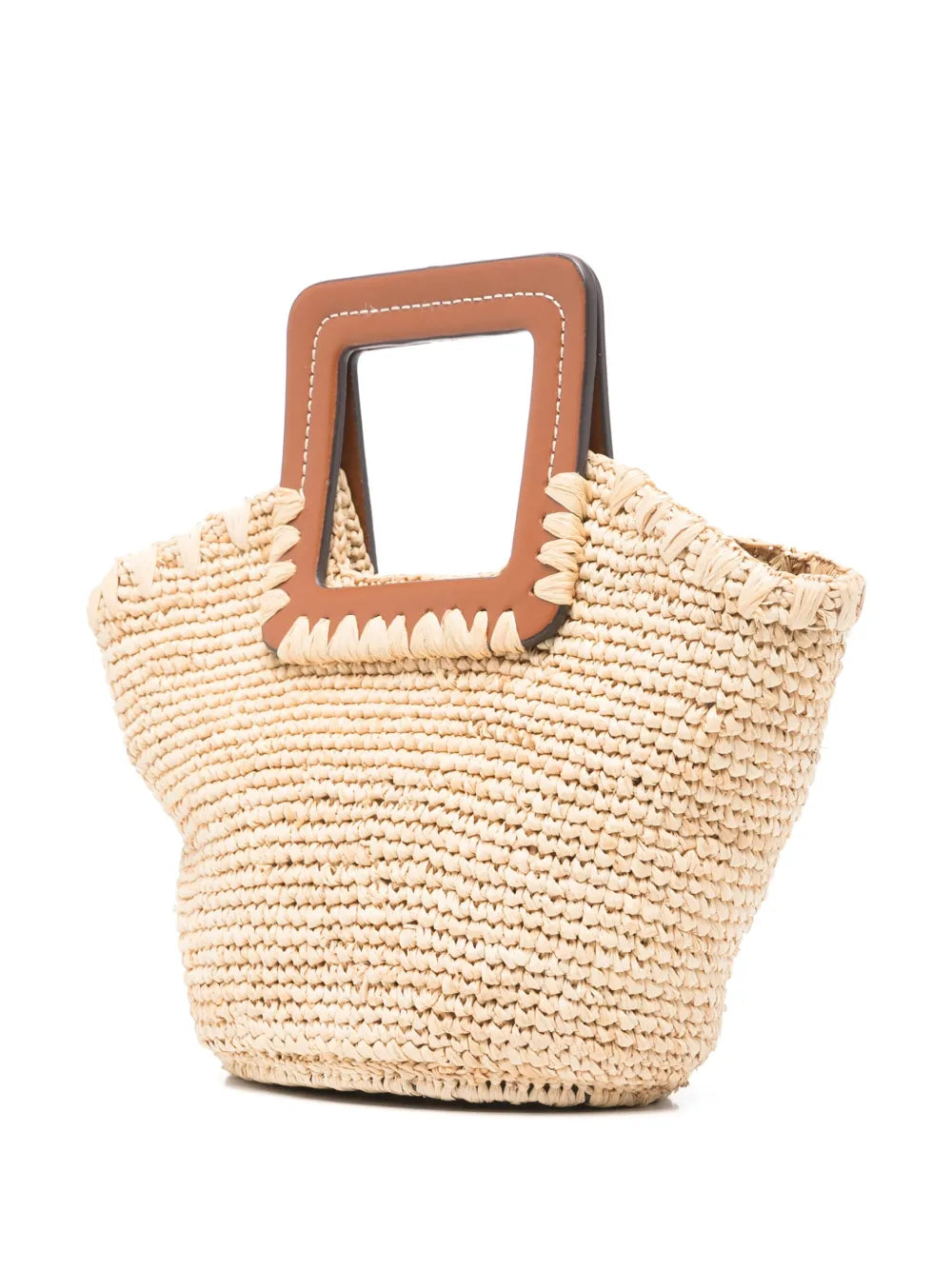STAUD BORSA MINI BYCKET SHIRLEY RAFIA