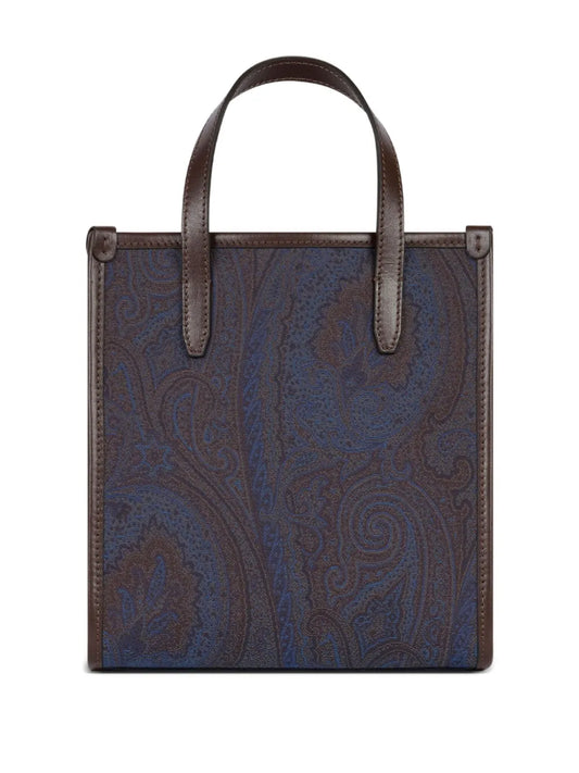 ETRO BORSA LOVETROTTER ARNICA JACQUARD SMALL BLU