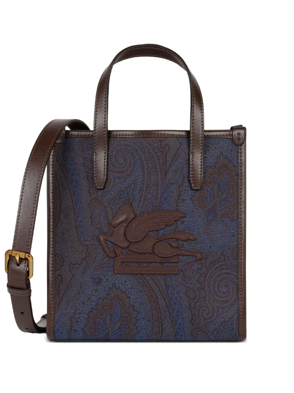 ETRO BORSA LOVETROTTER ARNICA JACQUARD SMALL BLU