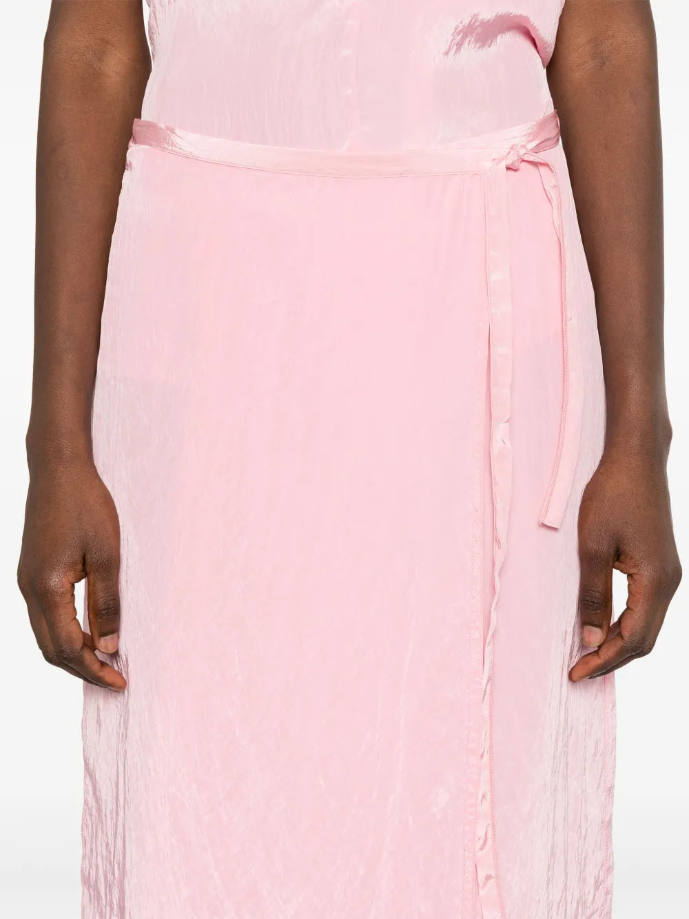 FORTE FORTE GONNA MIDI ROSA