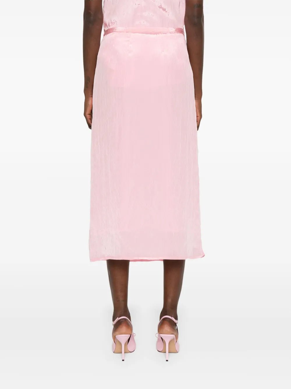 FORTE FORTE GONNA MIDI ROSA