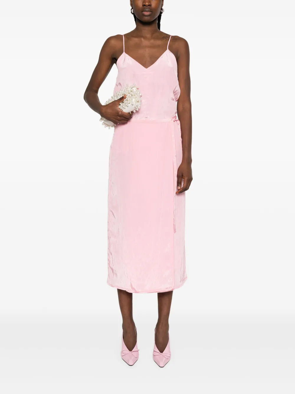 FORTE FORTE GONNA MIDI ROSA