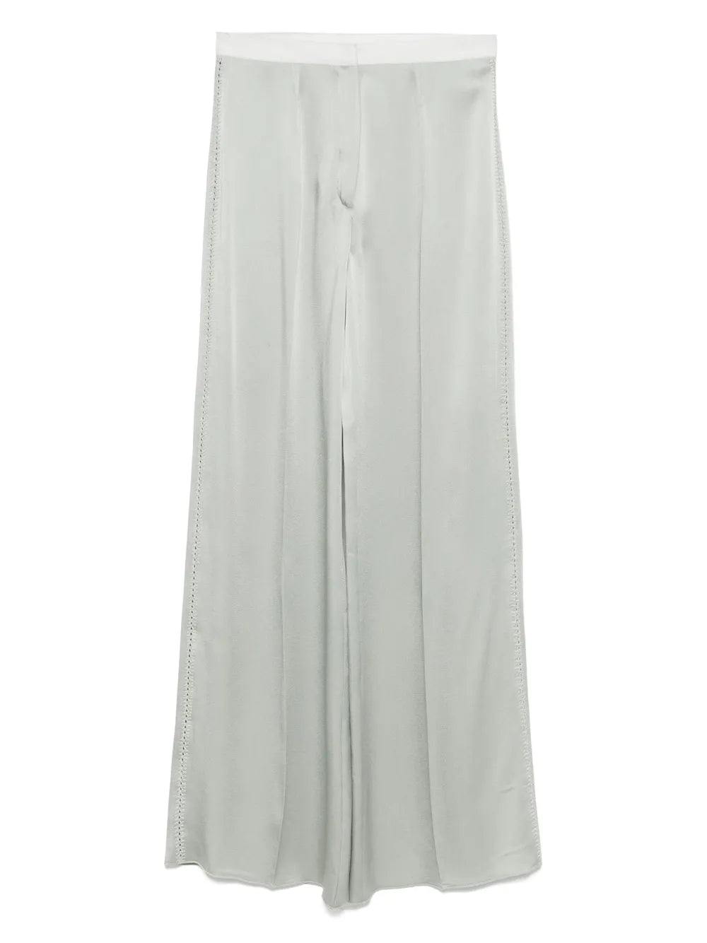 FORTE FORTE PANTALONI SATIN LICHENE