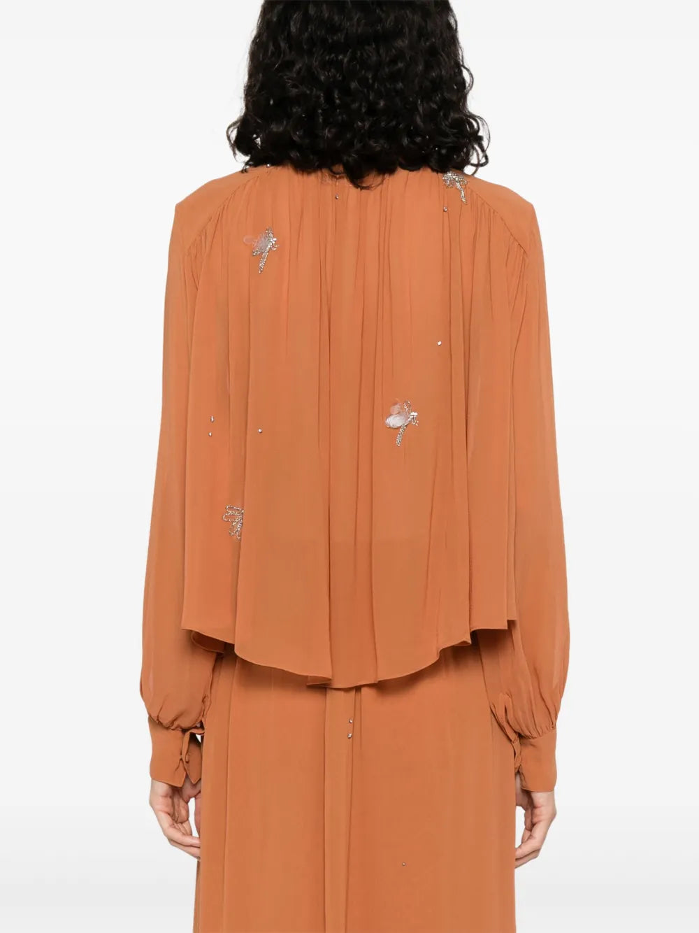 FORTE FORTE CAMICIA CRISTALLI NOISETTE