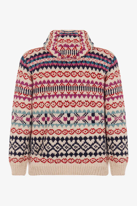 FRANTIC CARDIGAN ZIP JACQUARD
