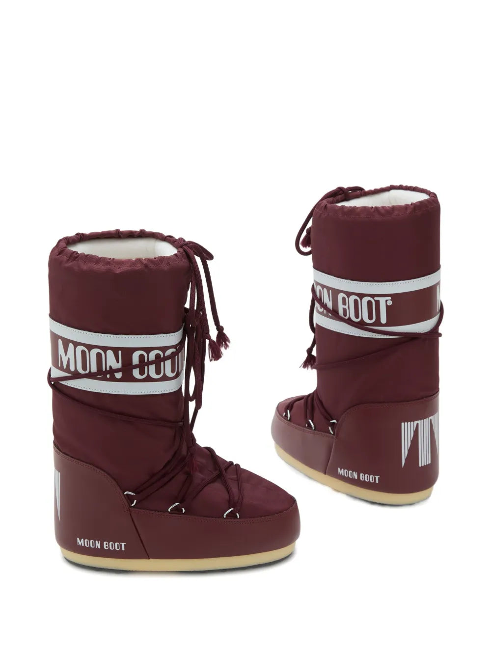 MOON BOOT ICON NYLON BURGUNDY