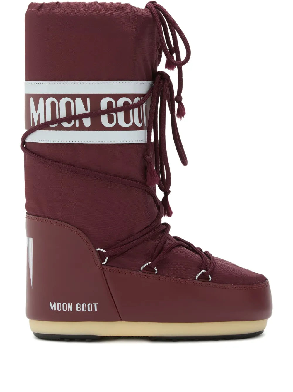 MOON BOOT ICON NYLON BURGUNDY