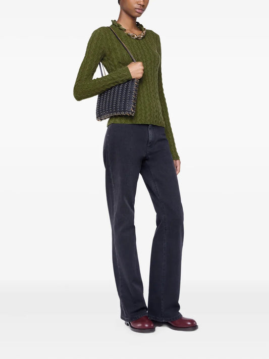 RABANNE MAGLIONE A COSTE VERDE