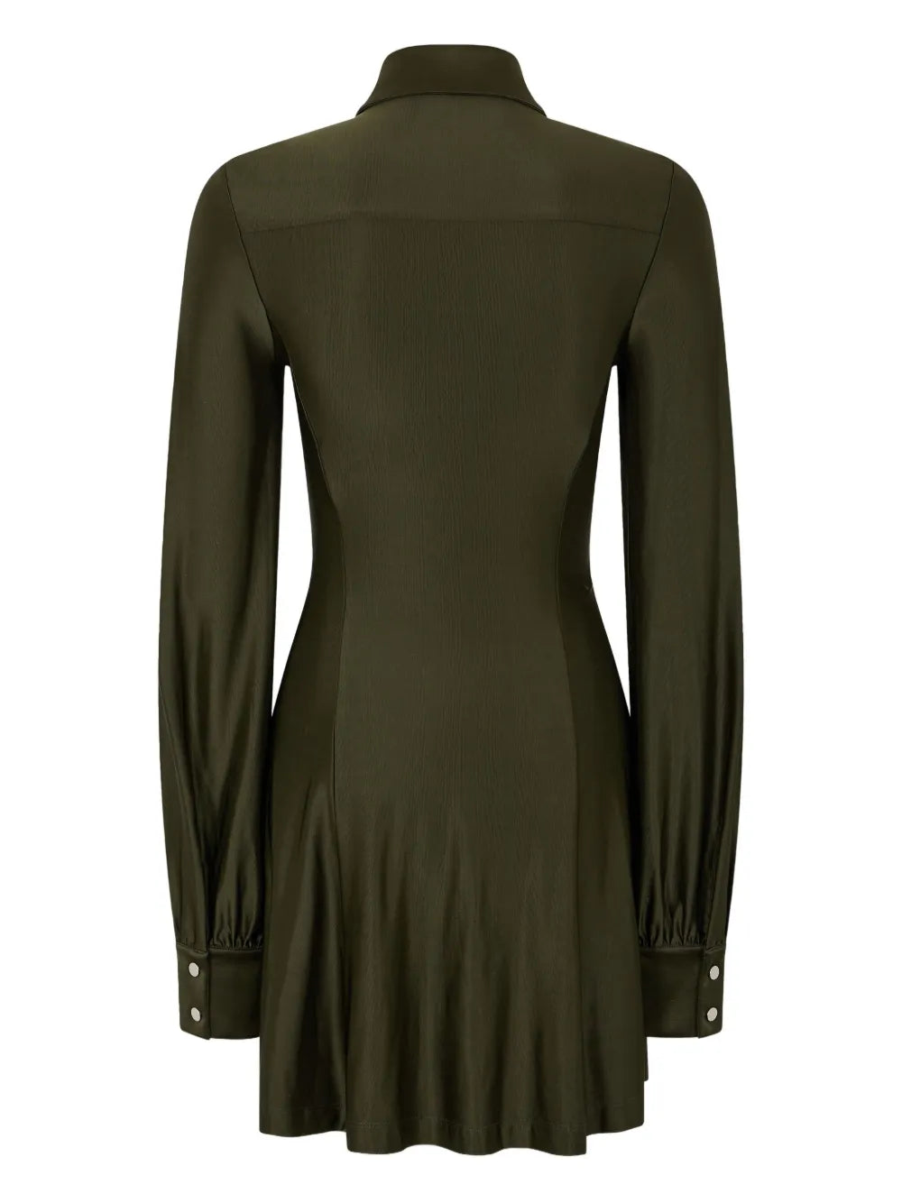 RABANNE ABITO DRAPPEGGIO ASIMMETRICO KHAKI