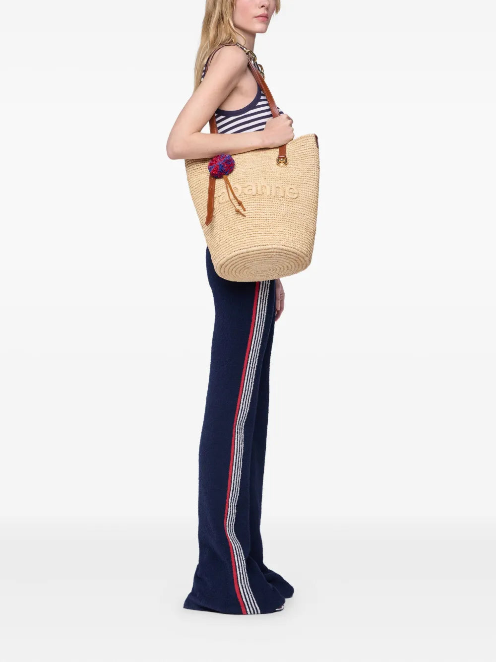 RABANNE BORSA TOTE RAFIA