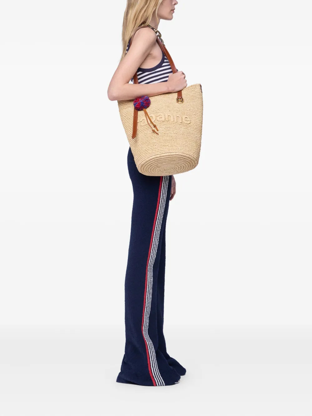 RABANNE BORSA TOTE RAFIA
