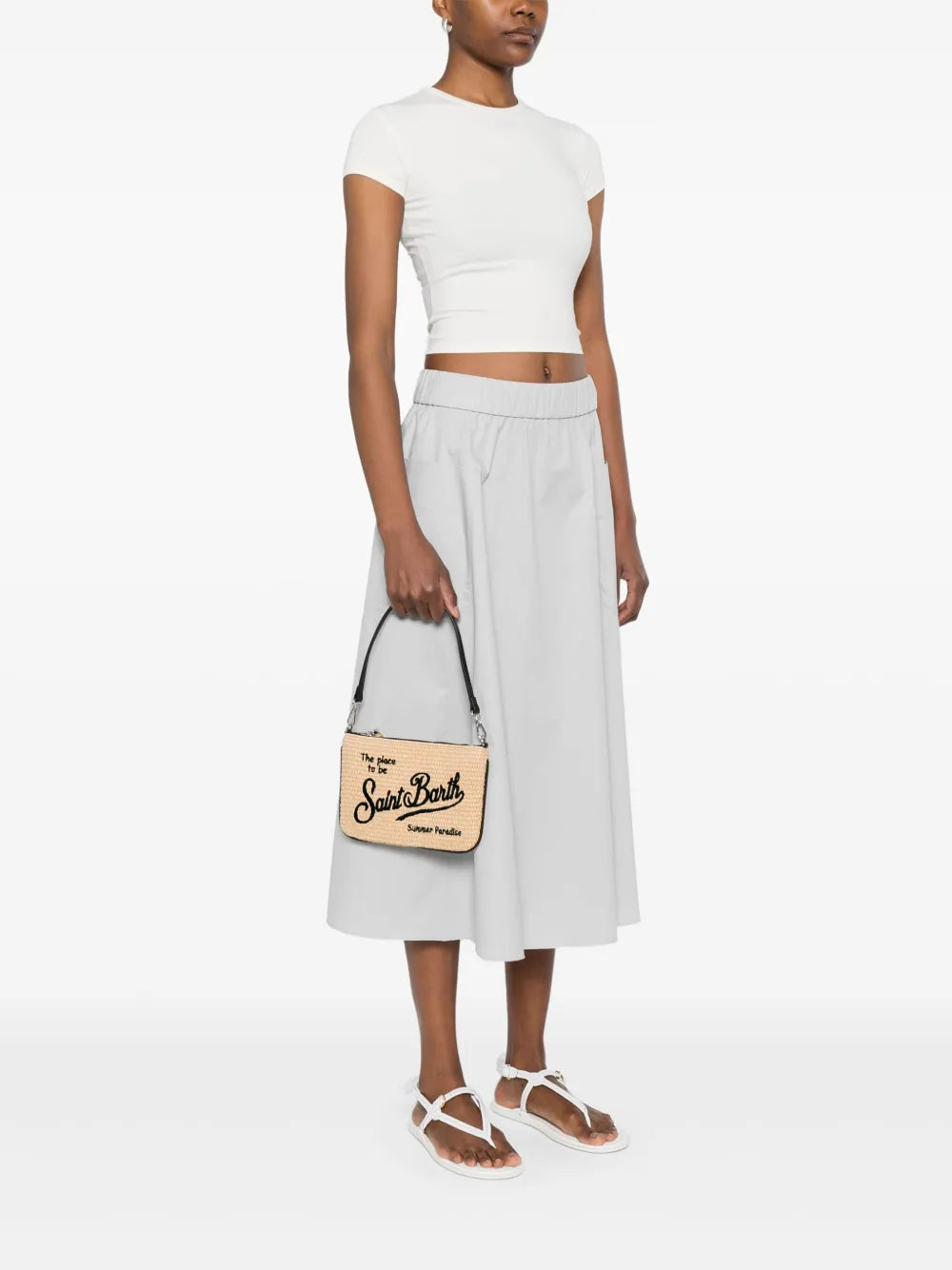 MC2 ST.BARTH POCHETTE PARISIENNE MINI STRAW BEIGE