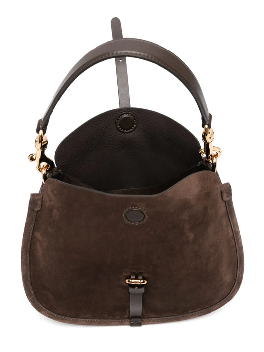 ETRO BORSA PONY SCAMOSCIATA BROWN