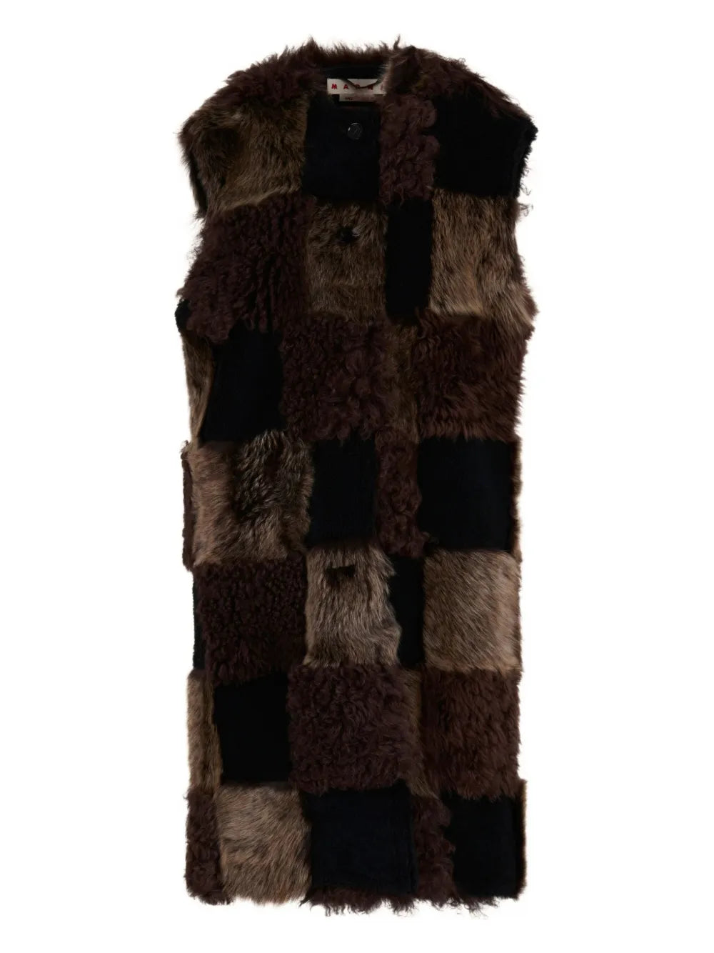 MARNI GILET PATCHWORK