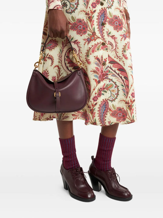ETRO BORSA PONY BURGUNDY
