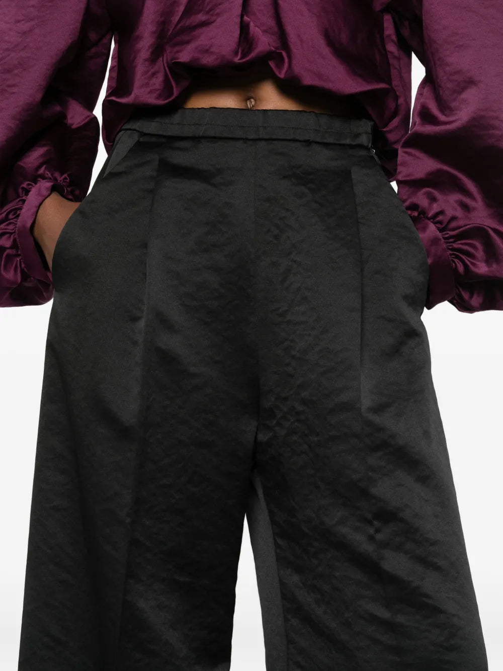 FORTE FORTE PANTALONE NOIR