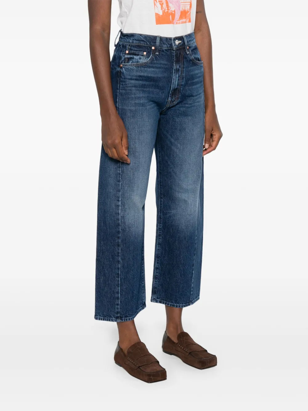 MOTHER JEANS HALF PIPE