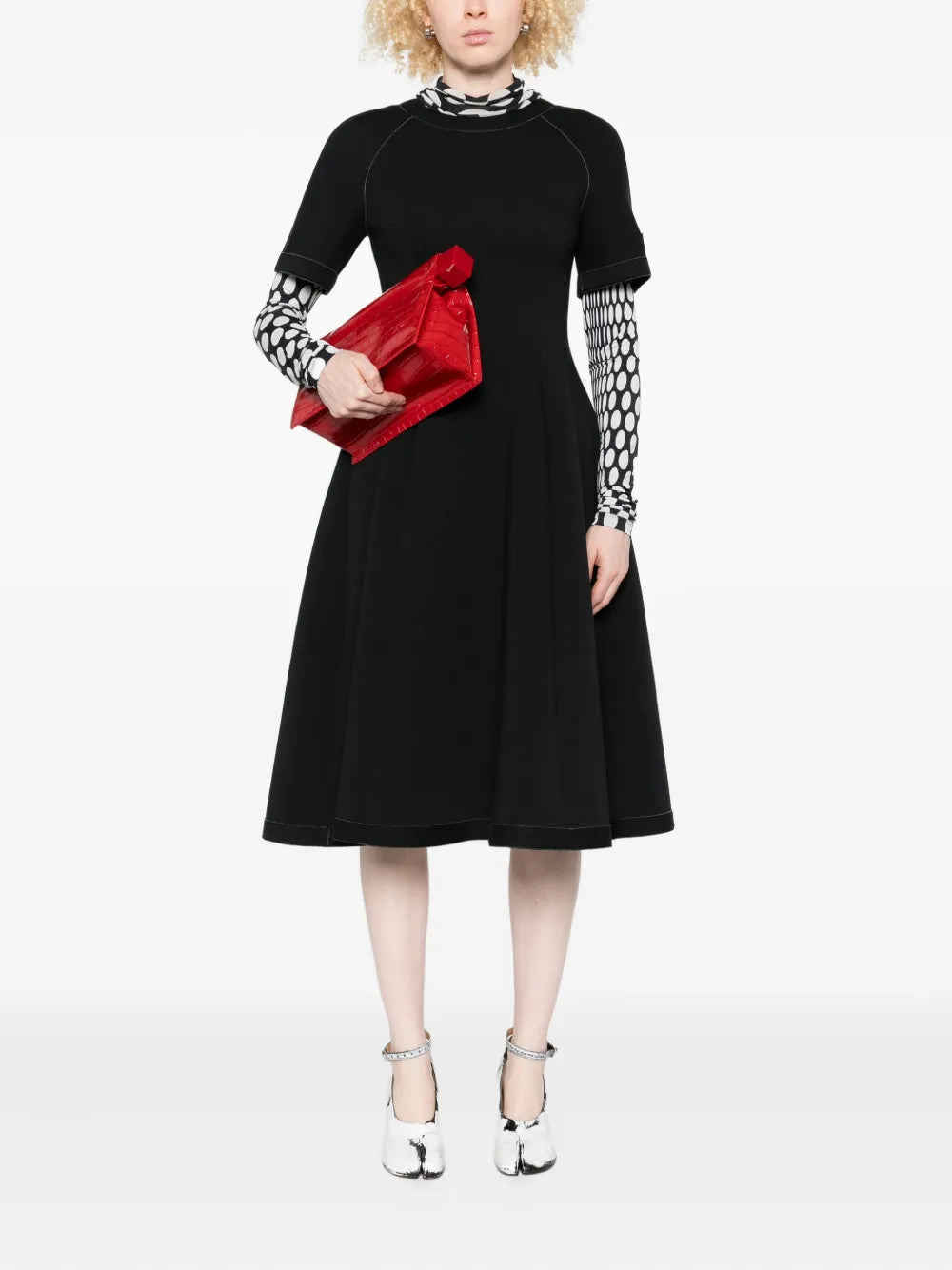 MARNI ABITO MANICA CORTA BLACK