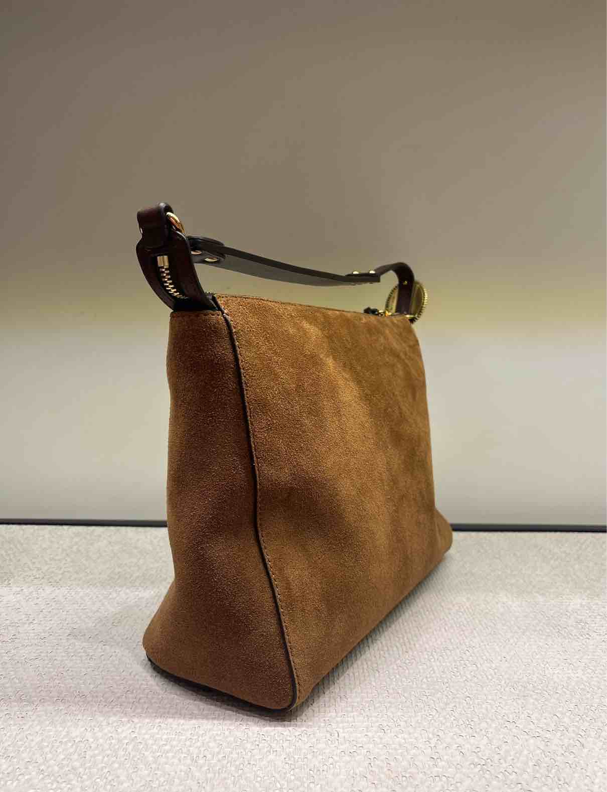 ETRO BORSA HOBO MEDIUM SUEDE BROWN