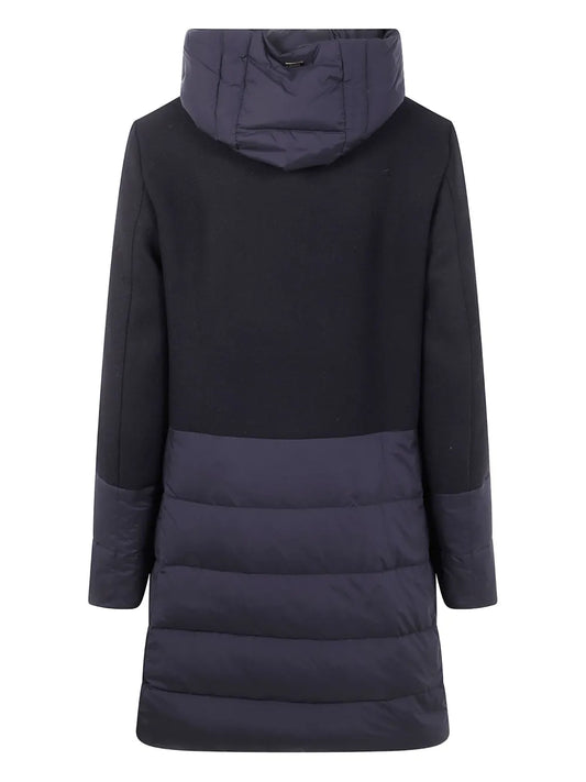 HERNO PIUMINO CAPPUCCIO BLACK