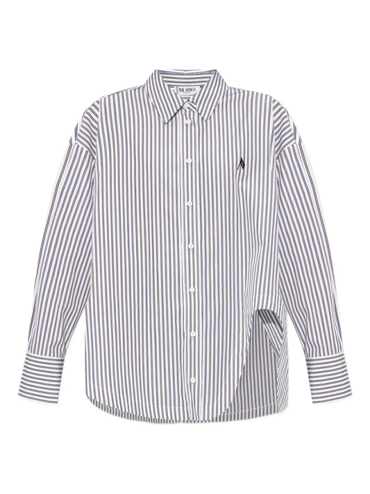 THE ATTICO CAMICIA RIGHE MULTICOLOR