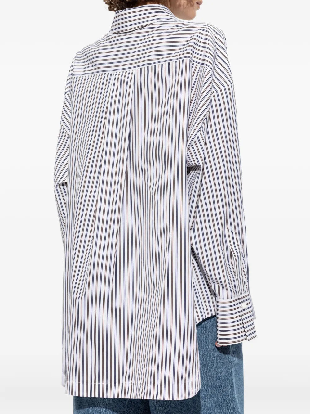 THE ATTICO CAMICIA RIGHE MULTICOLOR