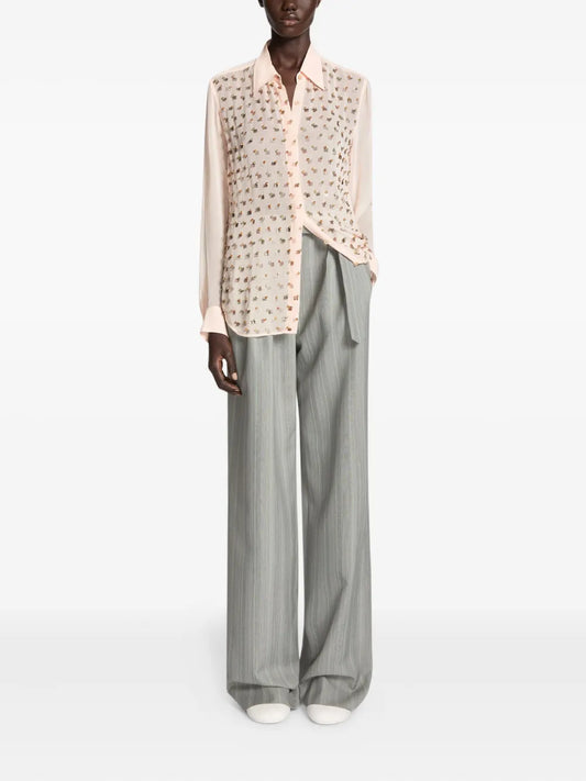 DRIES VAN NOTEN CAMICIA CHOWY  STRASS