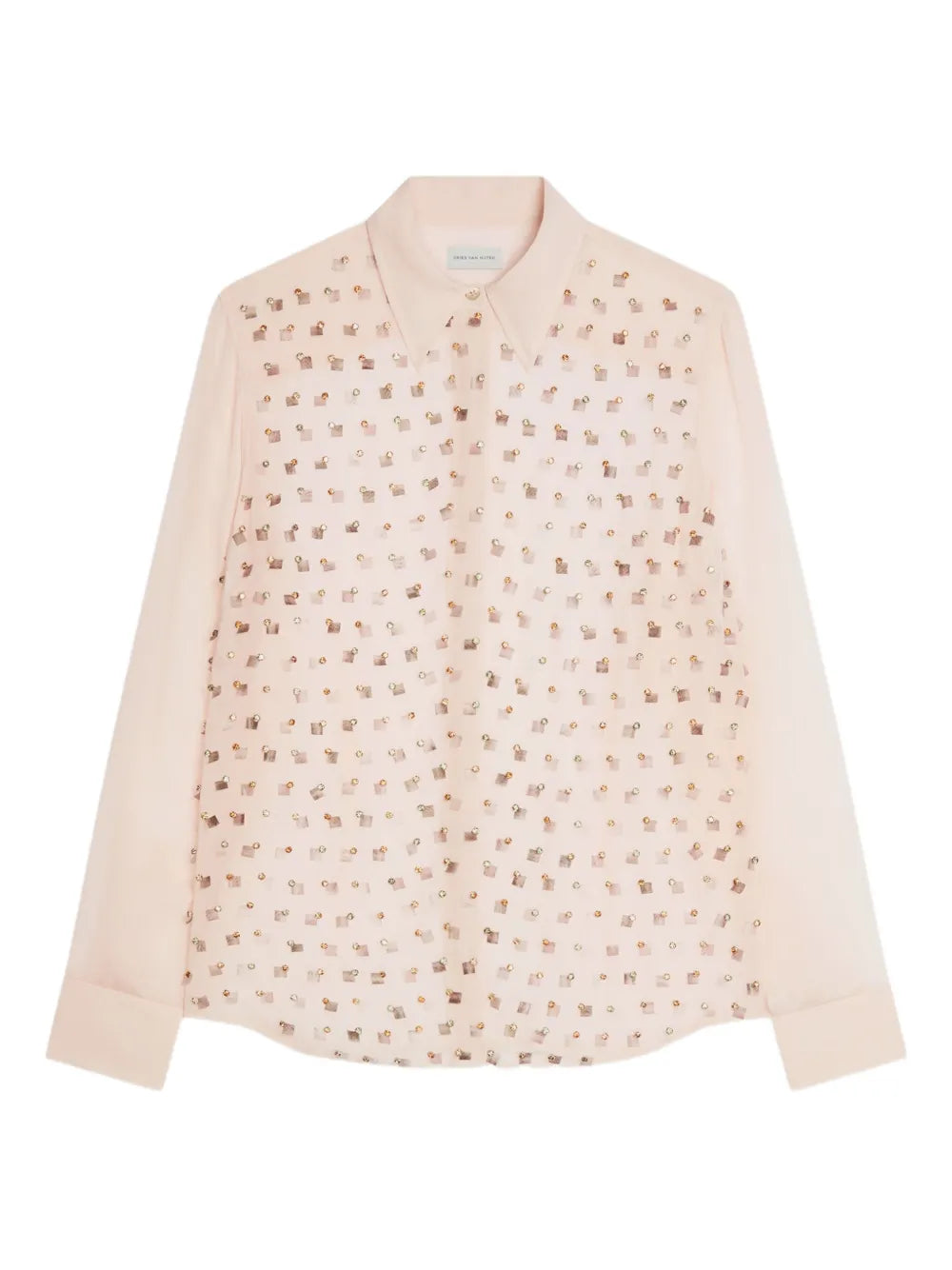 DRIES VAN NOTEN CAMICIA CHOWY  STRASS