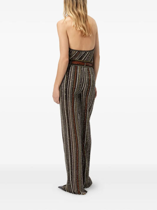 MISSONI PANTALONE RIGHE MULTICOLOR