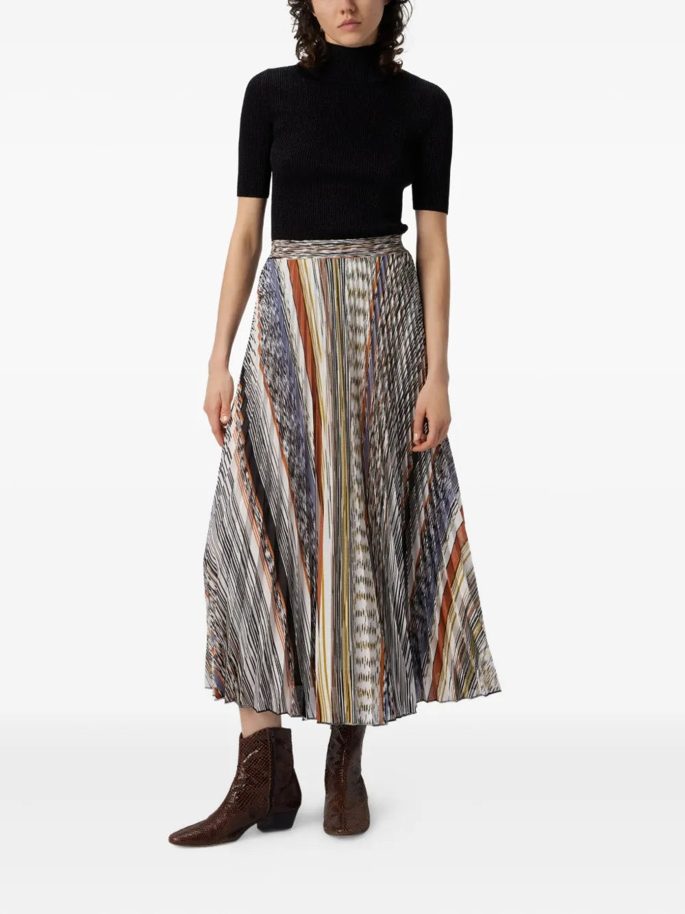 MISSONI GONNA MIDI PLISSETTATA